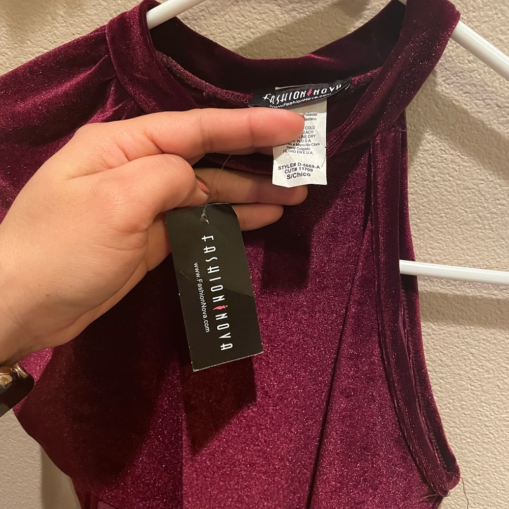 Color Burgundy Dress